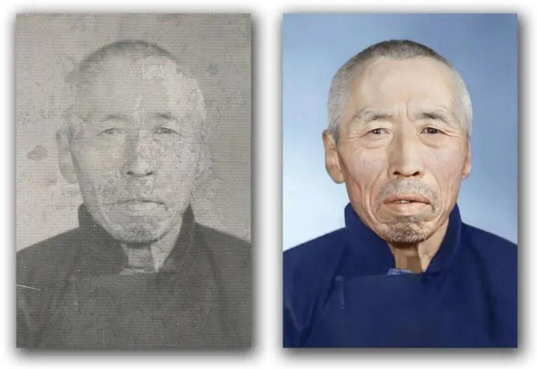 西流河镇破损照片修复-56